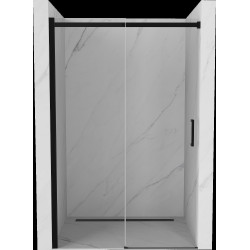 Mexen Omega  Usa dus culisanta  110 cm, transparent,  negru - 825-110-000-70-00