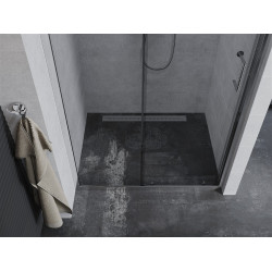 Mexen Apia  Usa dus culisanta  100 cm, transparent, chrom - 845-100-000-01-00