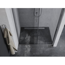 Mexen Apia  Usa dus culisanta  95 cm, transparent, chrom - 845-095-000-01-00