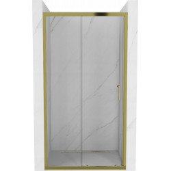 Mexen Apia  Usa dus culisanta  115 cm, transparent,  auriu  - 845-115-000-50-00