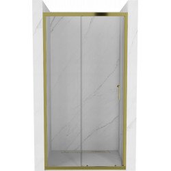 Mexen Apia  Usa dus culisanta  120 cm, transparent,  auriu  - 845-120-000-50-00 Usa culisanta 467680 Mexen