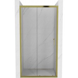 Mexen Apia  Usa dus culisanta  130 cm, transparent,  auriu  - 845-130-000-50-00 Usa culisanta 467680 Mexen