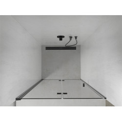 Mexen Lima  Usa plianta  80 cm, transparent,  negru- 856-080-000-70-00