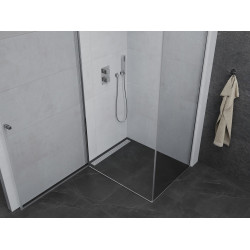 Mexen Pretoria Cabina de dus  Usa batanta  75 x 120 cm, transparent, chrom - 852-075-120-01-00