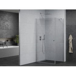 Mexen Pretoria Cabina de dus  Usa batanta  75 x 120 cm, transparent, chrom - 852-075-120-01-00