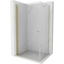 Mexen Pretoria Cabina de dus  Usa batanta  70 x 80 cm, transparent,  auriu  - 852-070-080-50-00 Usa batanta 467680 Mexen