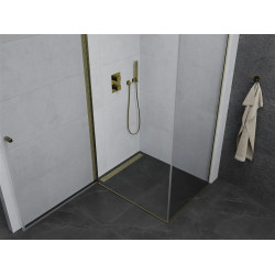 Mexen Pretoria Cabina de dus  Usa batanta  90 x 100 cm, transparent,  auriu  - 852-090-100-50-00