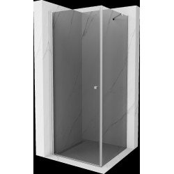 Mexen Pretoria Cabina de dus  Usa batanta  80 x 80 cm, grafit, chrom - 852-080-080-01-40