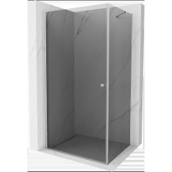 Mexen Pretoria Cabina de dus  Usa batanta  90 x 70 cm, grafit, chrom - 852-090-070-01-40