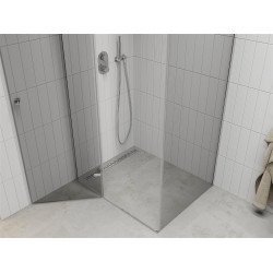 Mexen Roma Cabina de dus  Usa batanta  95 x 110 cm, transparent, chrom - 854-095-110-01-00