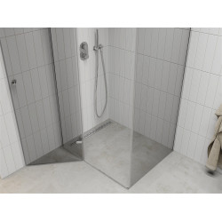 Mexen Roma Cabina de dus  Usa batanta  80 x 120 cm, transparent, chrom - 854-080-120-01-00