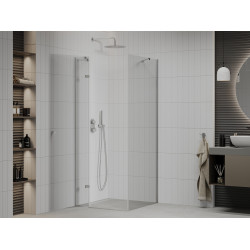 Mexen Roma Cabina de dus  Usa batanta  90 x 90 cm, transparent, chrom - 854-090-090-01-00