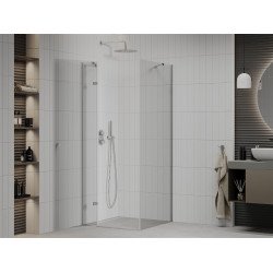 Mexen Roma Cabina de dus  Usa batanta  90 x 90 cm, transparent, chrom - 854-090-090-01-00