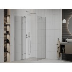 Mexen Roma Cabina de dus  Usa batanta  90 x 90 cm, transparent, chrom - 854-090-090-01-00