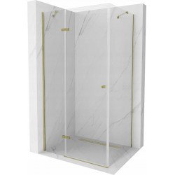 Mexen Roma Cabina de dus  Usa batanta  110 x 90 cm, transparent,  auriu  - 854-110-090-50-00 Usa batanta 467680 Mexen