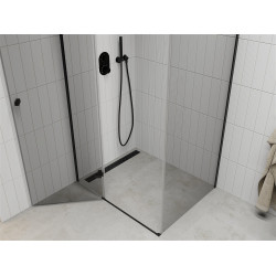 Mexen Roma Cabina de dus  Usa batanta  90 x 120 cm, transparent,  negru - 854-090-120-70-00