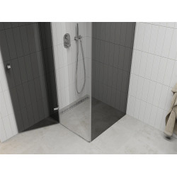 Mexen Roma Cabina de dus  Usa batanta  70 x 70 cm, grafit, chrom - 854-070-070-01-40