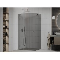 Mexen Roma Cabina de dus  Usa batanta  70 x 100 cm, grafit, chrom - 854-070-100-01-40