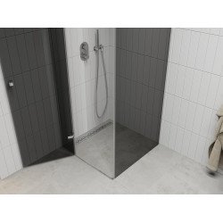 Mexen Roma Cabina de dus  Usa batanta  80 x 80 cm, grafit, chrom - 854-080-080-01-40