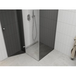 Mexen Roma Cabina de dus  Usa batanta  80 x 80 cm, grafit, chrom - 854-080-080-01-40