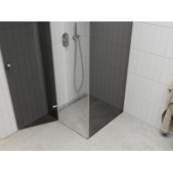 Mexen Roma Cabina de dus  Usa batanta  90 x 90 cm, grafit, chrom - 854-090-090-01-40