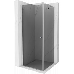 Mexen Pretoria Cabina de dus  Usa batanta  100 x 100 cm, grafit, chrom - 852-100-100-01-40 Usa batanta 467680 Mexen