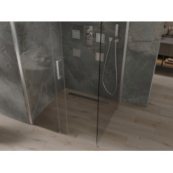 Mexen Omega Cabina de dus Usa culisanta   100 x 100 cm, transparent, chrom - 825-100-100-01-00