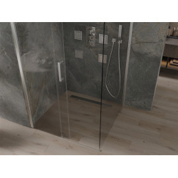 Mexen Omega Cabina de dus Usa culisanta   100 x 100 cm, transparent, chrom - 825-100-100-01-00