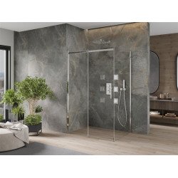 Mexen Omega Cabina de dus Usa culisanta   110 x 80 cm, transparent, chrom - 825-110-080-01-00 Usa culisanta 467680 Mexen