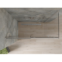Mexen Omega Cabina de dus Usa culisanta   150 x 70 cm, transparent, chrom - 825-150-070-01-00