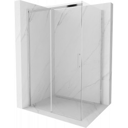 Mexen Omega Cabina de dus Usa culisanta   150 x 90 cm, transparent, chrom - 825-150-090-01-00 Usa culisanta 467680 Mexen