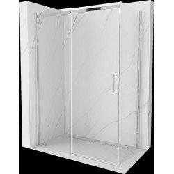 Mexen Omega Cabina de dus Usa culisanta   160 x 80 cm, transparent, chrom - 825-160-080-01-00