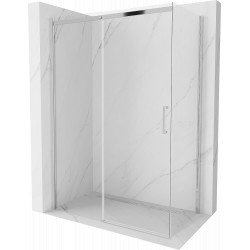 Mexen Omega Cabina de dus Usa culisanta   160 x 80 cm, transparent, chrom - 825-160-080-01-00 Usa culisanta 467680 Mexen