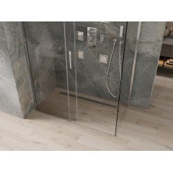 Mexen Omega Cabina de dus Usa culisanta   160 x 90 cm, transparent, chrom - 825-160-090-01-00