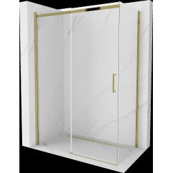 Mexen Omega Cabina de dus Usa culisanta   140 x 70 cm, transparent, auriu  - 825-140-070-50-00