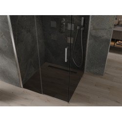 Mexen Omega Cabina de dus Usa culisanta   100 x 100 cm, grafit, chrom - 825-100-100-01-40