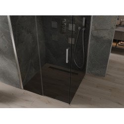 Mexen Omega Cabina de dus Usa culisanta   100 x 100 cm, grafit, chrom - 825-100-100-01-40