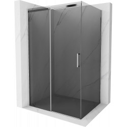 Mexen Omega Cabina de dus Usa culisanta   110 x 80 cm, grafit, chrom - 825-110-080-01-40 Usa culisanta 467680 Mexen