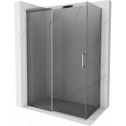 Mexen Omega Cabina de dus Usa culisanta   130 x 70 cm, grafit, chrom - 825-130-070-01-40 Usa culisanta 467680 Mexen