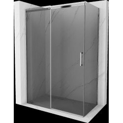 Mexen Omega Cabina de dus Usa culisanta   140 x 80 cm, grafit, chrom - 825-140-080-01-40