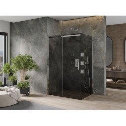 Mexen Omega Cabina de dus Usa culisanta   160 x 100 cm, grafit, chrom - 825-160-100-01-40 Usa culisanta 467680 Mexen