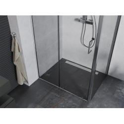Mexen Apia Cabina de dus Usa culisanta   100 x 90 cm, transparent, chrom - 840-100-090-01-00