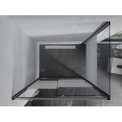 Mexen Apia Cabina de dus Usa culisanta   125 x 70 cm, pasy, chrom - 840-125-070-01-20