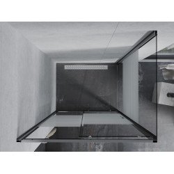 Mexen Apia Cabina de dus Usa culisanta   125 x 70 cm, pasy, chrom - 840-125-070-01-20