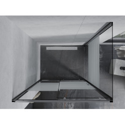 Mexen Apia Cabina de dus Usa culisanta   125 x 90 cm, pasy, chrom - 840-125-090-01-20