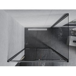 Mexen Apia Cabina de dus Usa culisanta   90 x 100 cm, transparent, chrom - 840-090-100-01-00