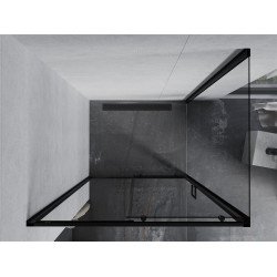 Mexen Apia Cabina de dus Usa culisanta   110 x 70 cm, transparent,  negru  - 840-110-070-70-00