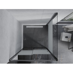 Mexen Apia Cabina de dus Usa culisanta   90 x 90 cm, pasy, chrom - 840-090-090-01-20