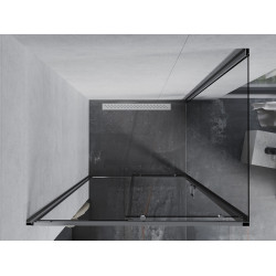 Mexen Apia Cabina de dus Usa culisanta   105 x 100 cm, transparent, chrom - 840-105-100-01-00