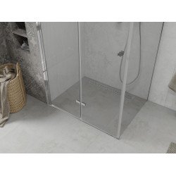 Mexen Lima  Cabina de dus Usa plianta 95 x 100 cm, transparent, chrom - 856-095-100-01-00